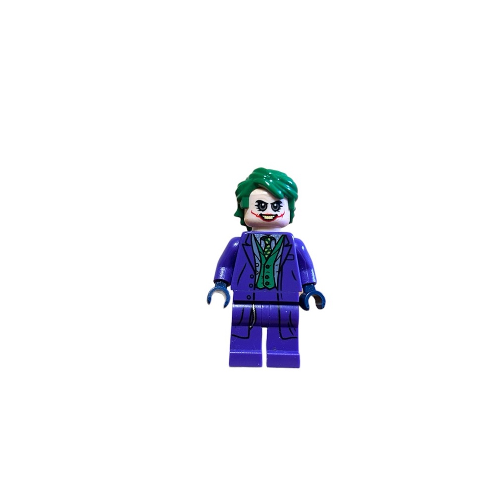 Lego The Joker Minifigure Dark Purple Jacket, Green Vest